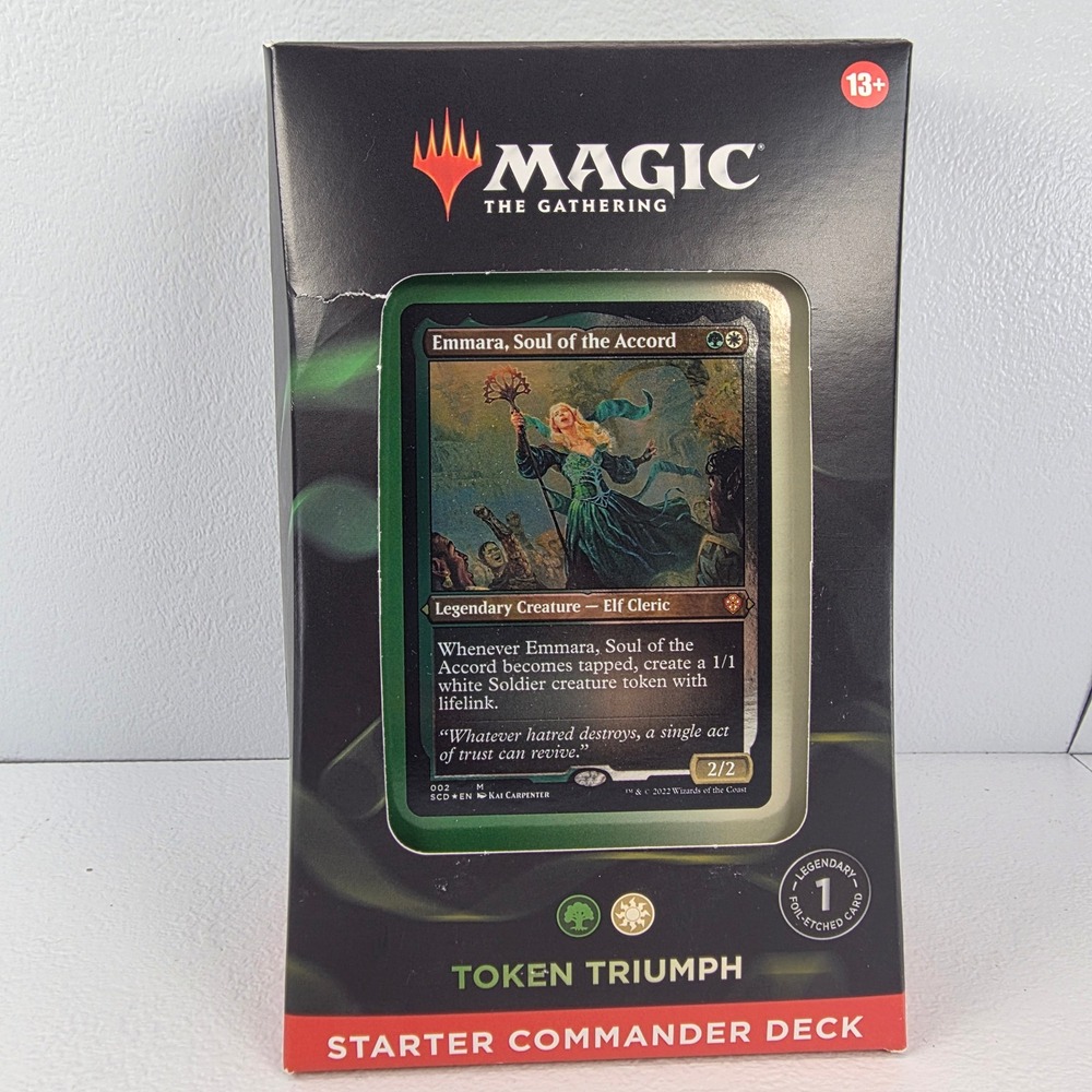 Magic The Gathering Token Triumph Starter Commander Deck MTG Emmara Soul Accord